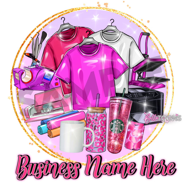 I Can Totally Make That! Pink Business Logo