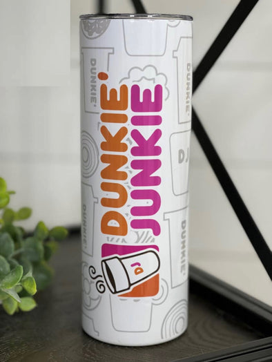 Dunkie Junkie 20oz Skinny Tumbler