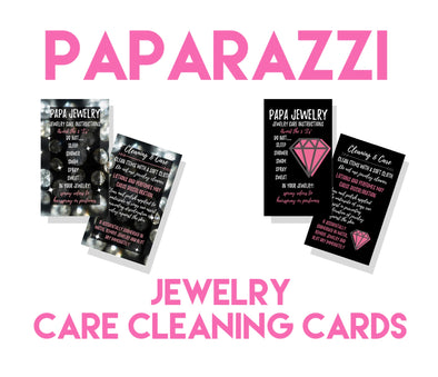 Jewelry Care Cleaning Cards