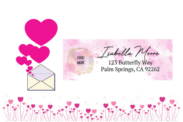 Pink Bliss Address Labels