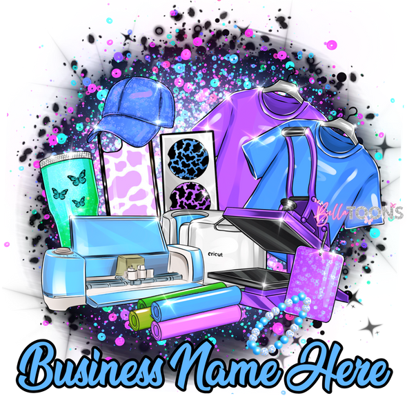 I Can Totally Make That! Cricut Blue Business Logo