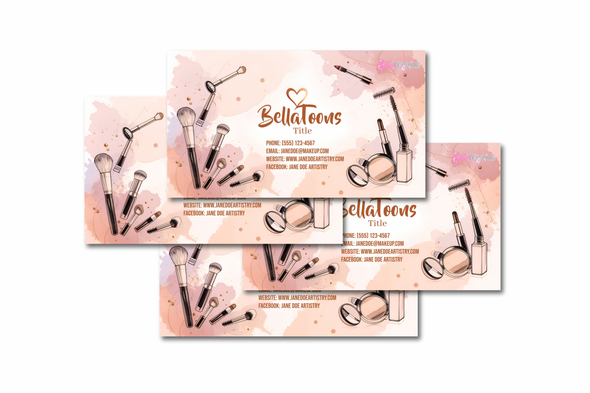 Rosy Glow Business Cards
