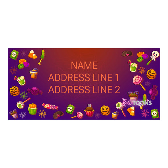 Trick or Treat Halloween Address Labels