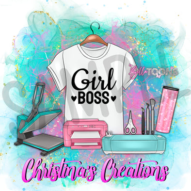 Girl Boss Complete Cricut Lover Logo