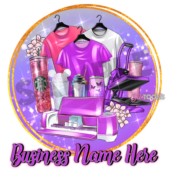 I Can Totally Make That! Purple Business Logo