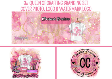 Queen Of Crafting 3x Branding Set