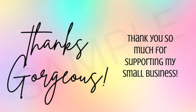 Holographic Thank You Cards