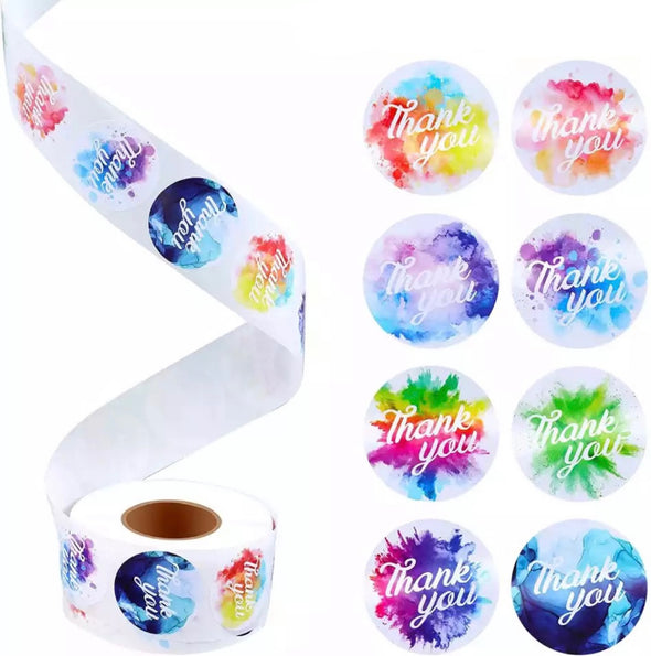 Tie Dye Premade Stickers