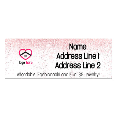 Glitter Address Labels