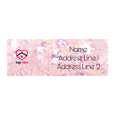 Pink Diamonds Address Labels