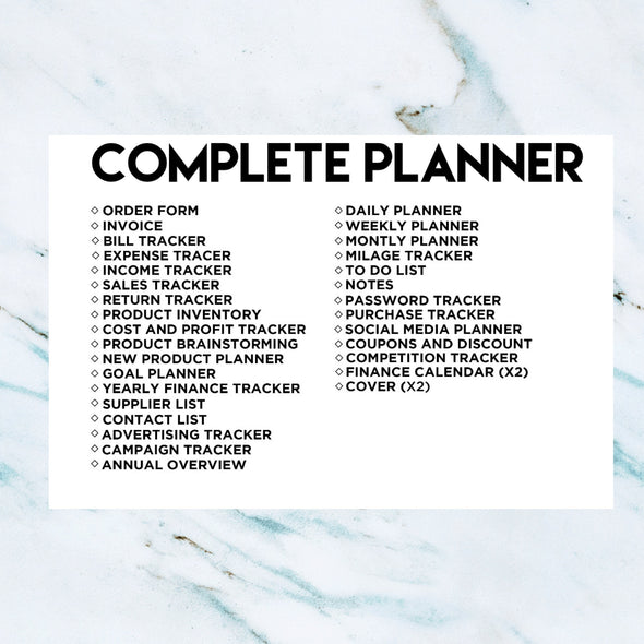 Complete Planner Digital Download