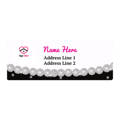 Row of Diamonds Address Labels