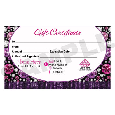 Gems Gift Certificate