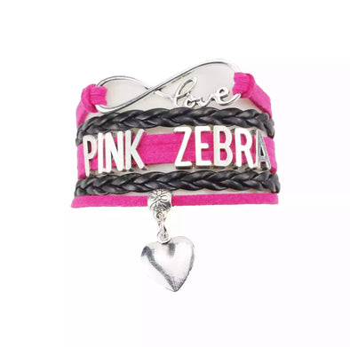 Pink Zebra Bracelet
