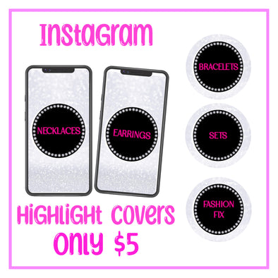 Jewelry Instagram Highlight Covers