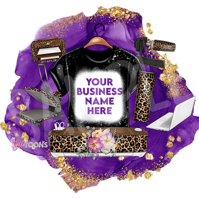 Purple & Gold Complete Cricut Lover Logo