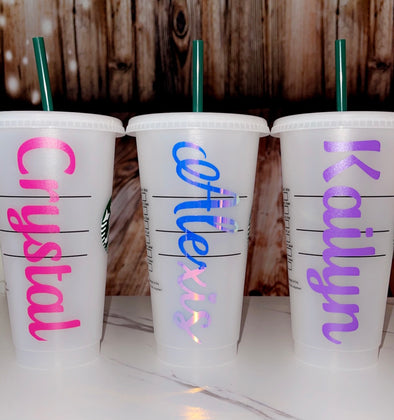 Personalized Custom Starbucks Cups