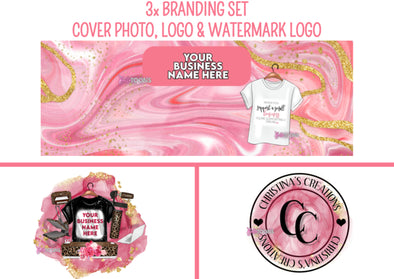 Pink 3x Branding Set