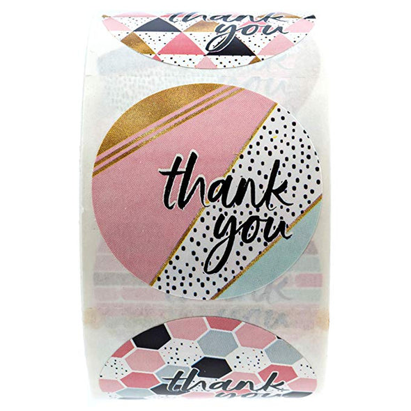 Chic Thank You Stickers